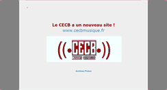 Desktop Screenshot of cecb-lebourget.com
