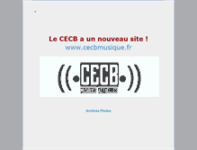 Tablet Screenshot of cecb-lebourget.com